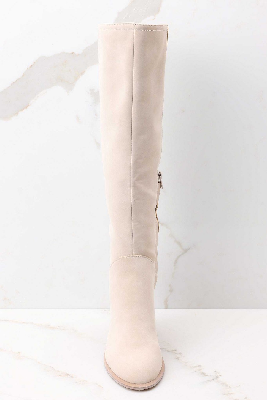 Shoes Red Dress High Heel Boots | No Reason Not To Boots Light Grey