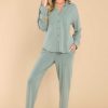 Clothing Z Supply Casual Tops | Niccola Button Up Top Evergreen