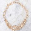 Jewelry Red Dress | Let'S Be Reasonable Layered Necklace Gold