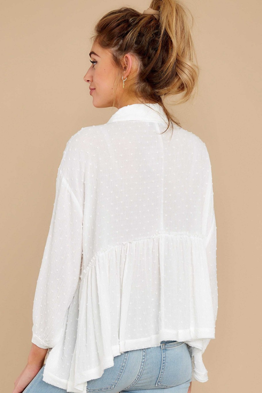 Clothing Red Dress Blouses & Shirts | My Legacy Top White