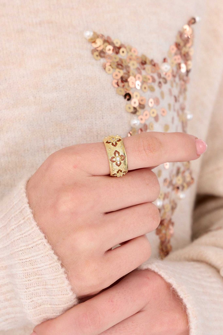 Jewelry Red Dress | Delicate Details Ring Gold