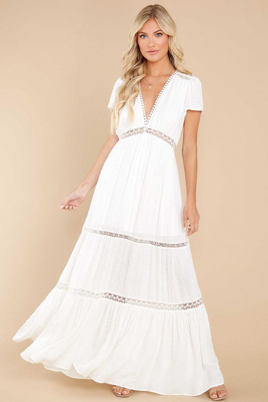 Clothing Red Dress Maxi Dresses | Best Intentions Maxi Dress White