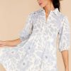 Clothing Red Dress Mini Dresses | What The Heart Wants Floral Print Dress Ivory