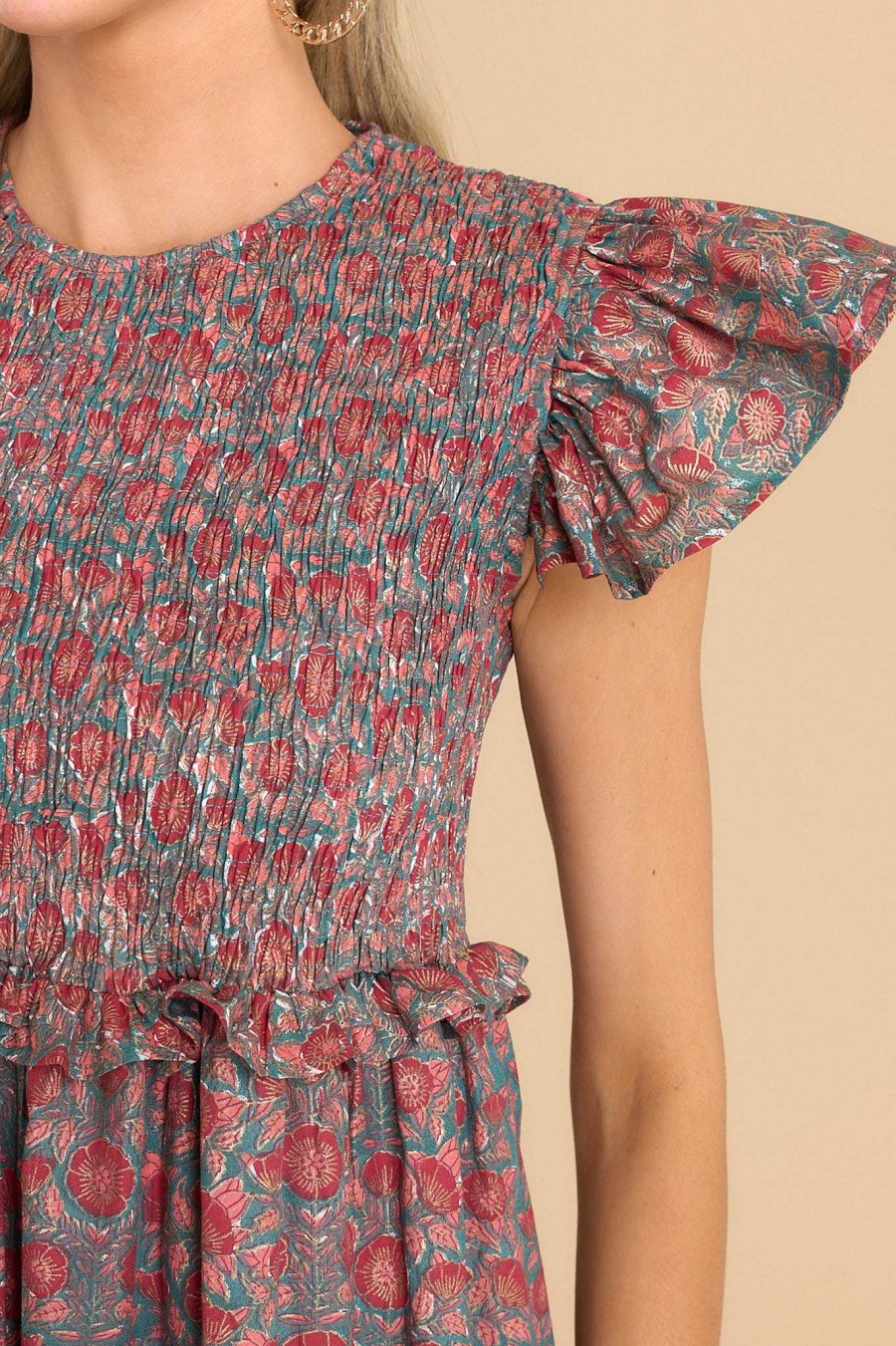 Clothing Victoria Dunn Midi Dresses | Primrose Midi Dress Hazel