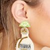 Jewelry Red Dress | Tequila Time Beaded Earrings Ivory
