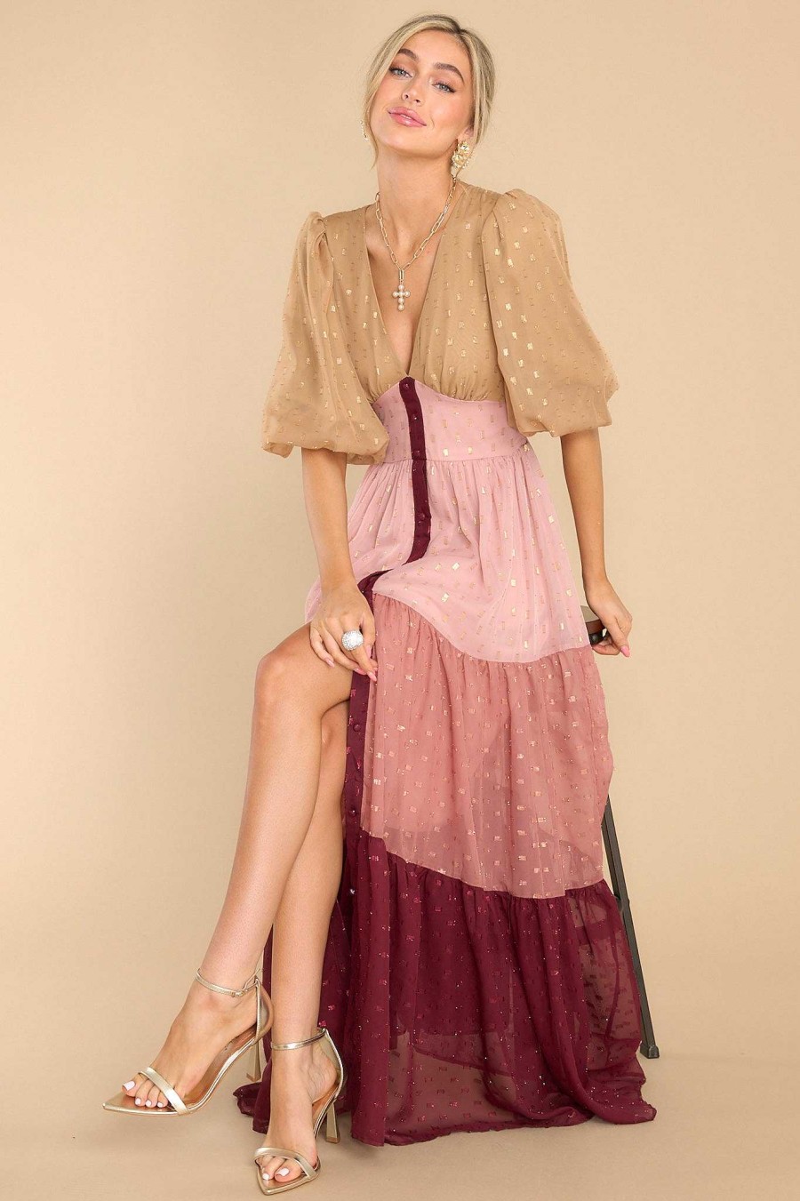 Clothing Aura Maxi Dresses | Better Be Good Maxi Dress Mauve