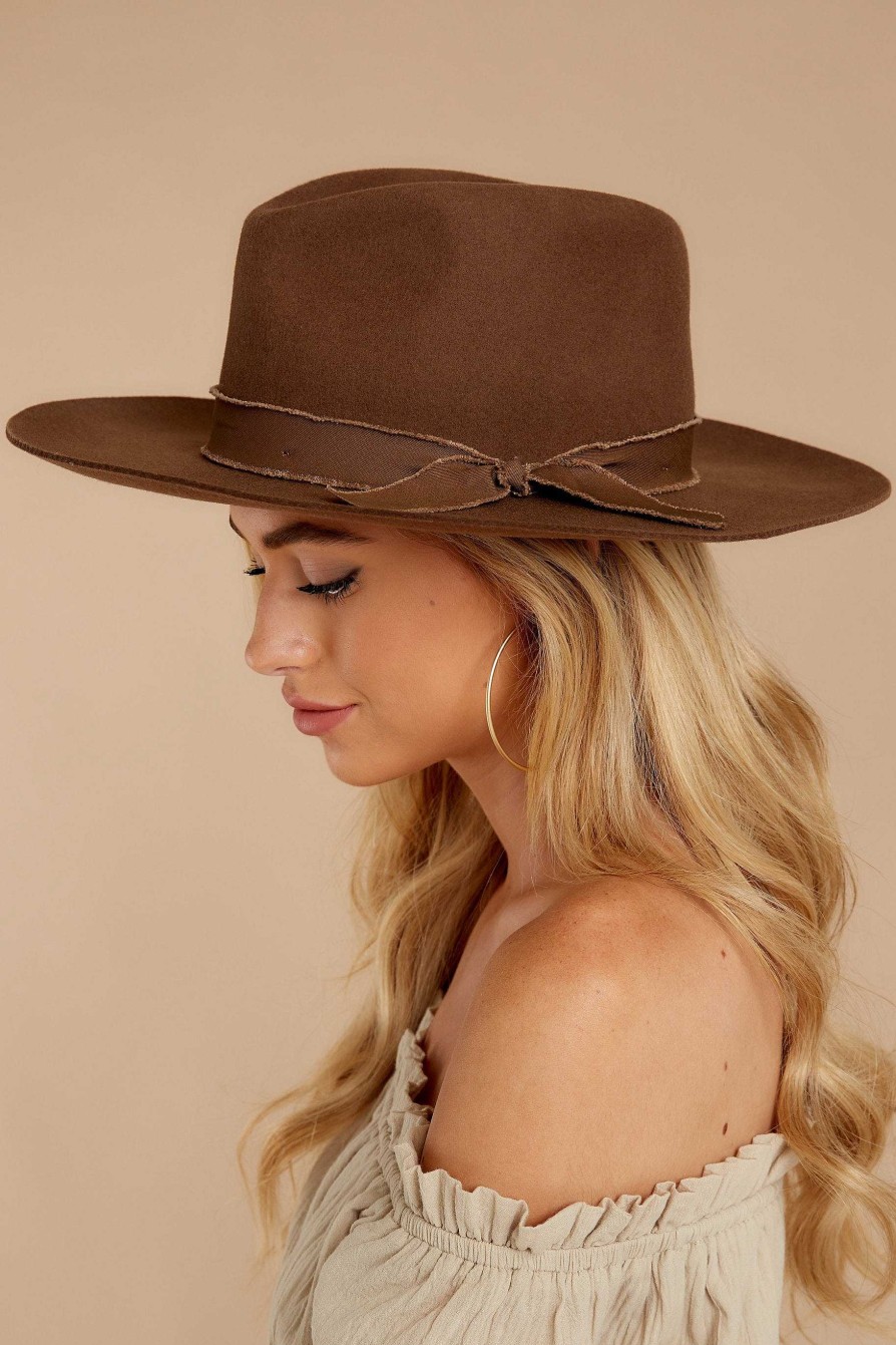 Accessories Olive & Pique Hats | Won'T Forget Her Hat Brown