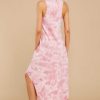 Clothing Z Supply Midi Dresses | The Cloud Tie Dye Reverie Dress Zephyr Pink