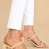 Shoes Red Dress High Heel Sandals | Wait Here High Heel Sandals Beige