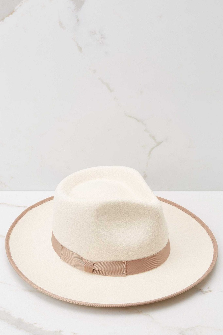 Accessories Gigi Pip Hats | Monroe Rancher Hat Off White