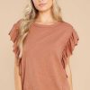 Clothing Red Dress Blouses & Shirts | Good Morning Top Clay