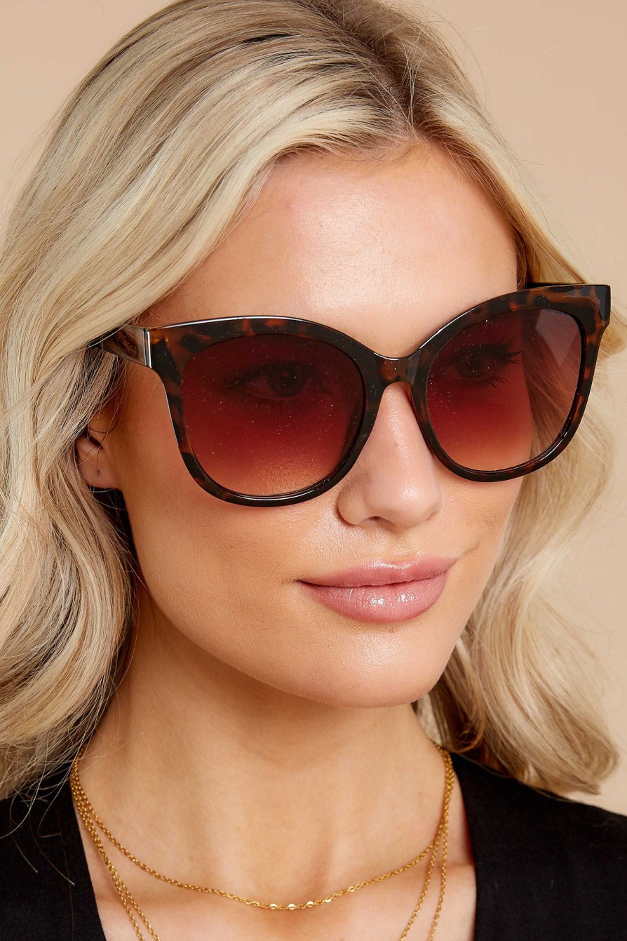 Accessories Red Dress Sunglasses | Hello Sunshine Tortoise Brown Fade Sunglasses Brownfade Tortoise