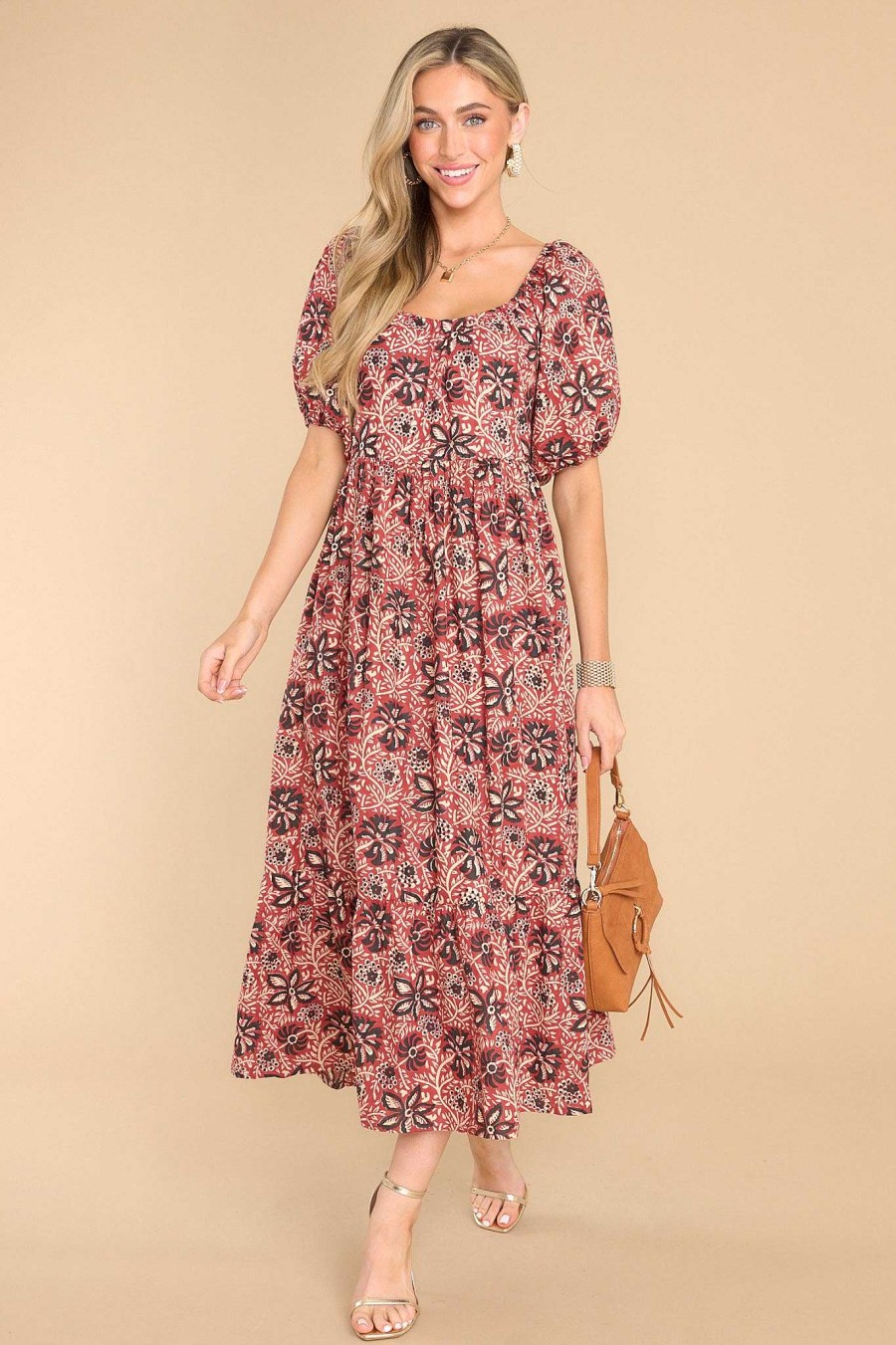 Clothing Victoria Dunn Maxi Dresses | Eden Maxi Dress Antique Brass