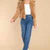 Clothing Red Dress Jackets | Favorite Memories Faux Fur Jacket Tan