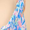 Clothing Red Dress Maxi Dresses | Wander Away Print Maxi Dress Blue