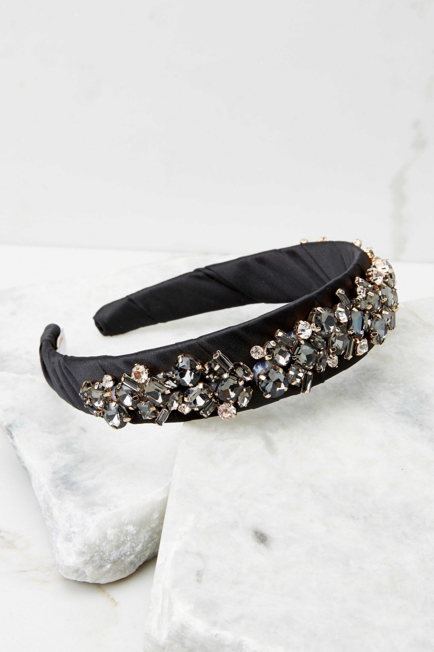 Accessories Red Dress Hair Accessories | Everyday Elegance Multi Headband Black