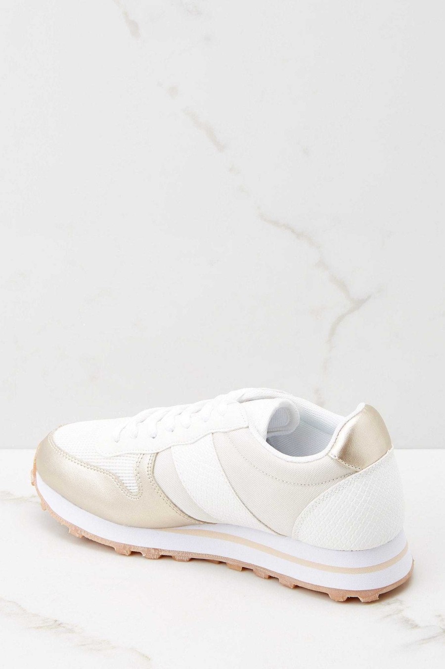 Shoes Red Dress Printed Sneakers | Authentic Power Sneakers Gold