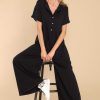 Clothing Story Jumpsuits | Feeling Like Myself Jumpsuit Black
