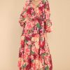 Clothing Red Dress Maxi Dresses | Dance Off Multi Maxi Dress Burgundy