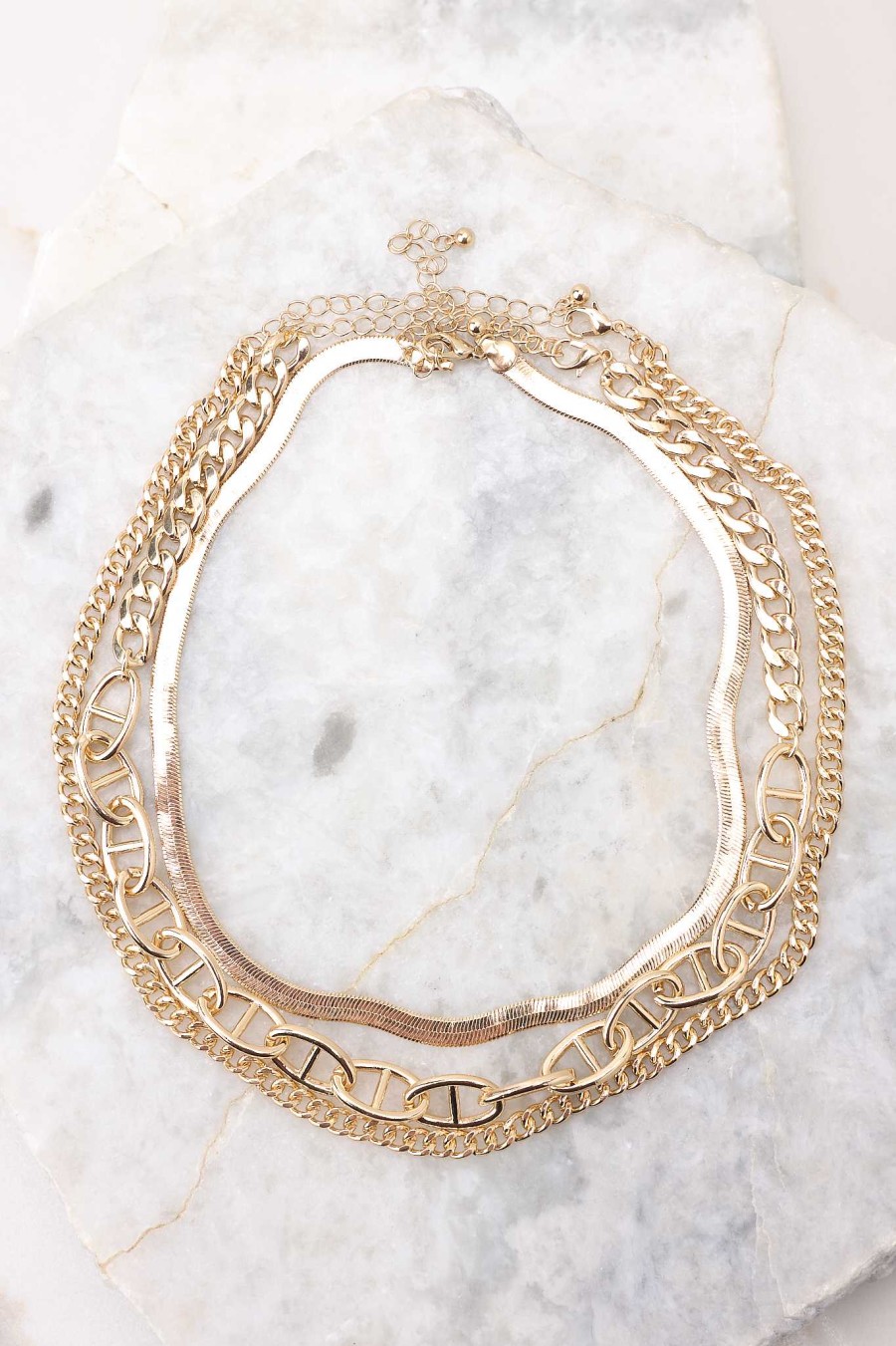 Jewelry Red Dress | Exceptional Ideas Layered Necklace Gold