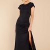 Clothing Red Dress Maxi Dresses | Natural Attraction Dress Black