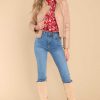 Clothing Olivia James The Label Blouses & Shirts | Emory Lodge Floral Top Red