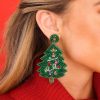 Jewelry Red Dress | Oh Holly Jolly Multi Beaded Earrings Green