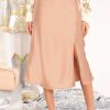 Clothing Red Dress Skirts | Listen To Her Midi Skirt Champagne