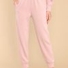 Clothing Red Dress Loungewear Bottoms | A Chill Moment Joggers Blush