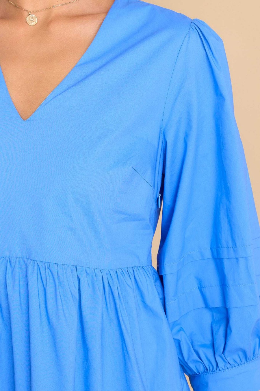 Clothing Aura Midi Dresses | Cozy And Carefree Super Sonic Midi Dress Blue