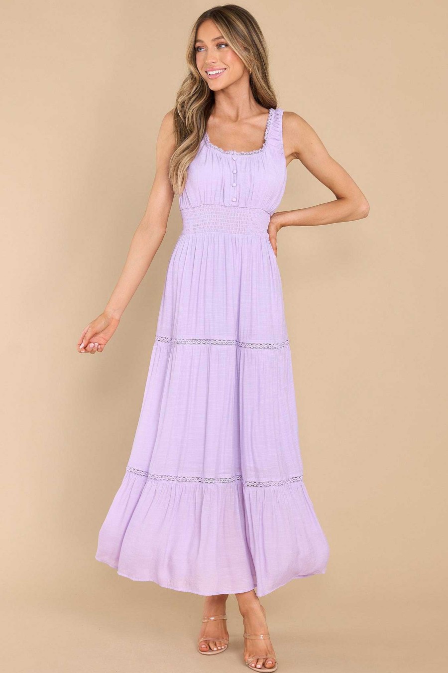Clothing Red Dress Maxi Dresses | My Sweetest One Maxi Dress Lilac