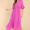 Clothing Red Dress Maxi Dresses | Always Shimmering Maxi Dress Magenta