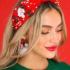 Accessories Red Dress Hair Accessories | Kissed Under The Mistletoe Headband Red