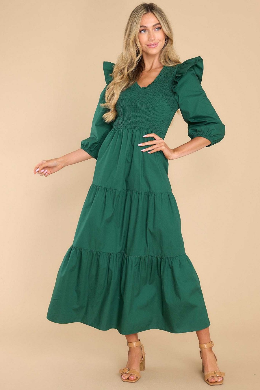 Clothing Red Dress Maxi Dresses | If You Know You Know Maxi Dress Green