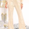 Clothing Red Dress Pants | Dancing Time Flare Pants Ivory