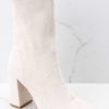 Shoes Red Dress Ankle Booties | I Mean Love Ankle Booties Ivory