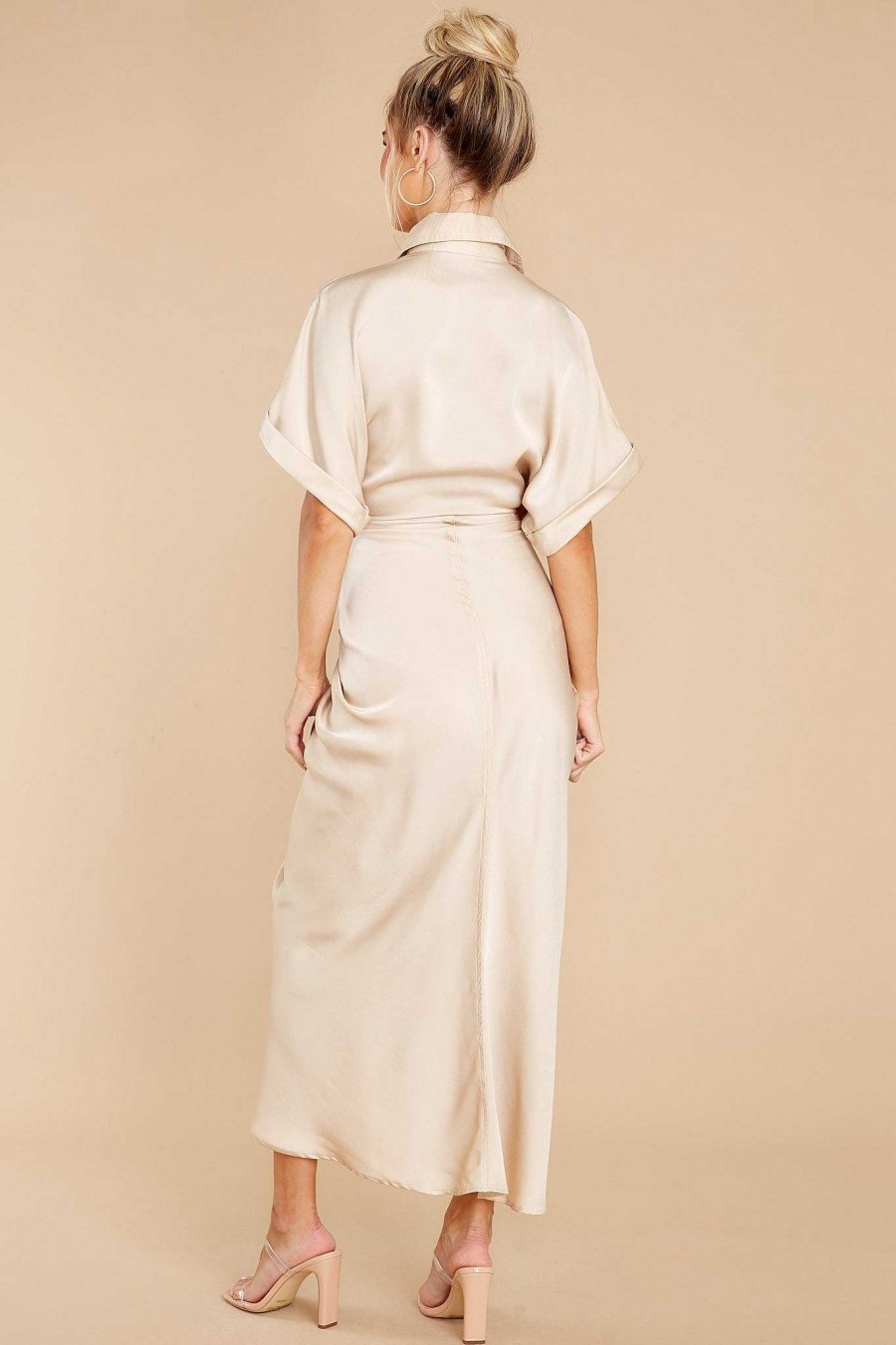 Clothing Red Dress Maxi Dresses | Brunch Date Maxi Dress Sand
