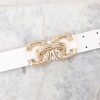 Accessories Red Dress Belts | Let Loose Belt White