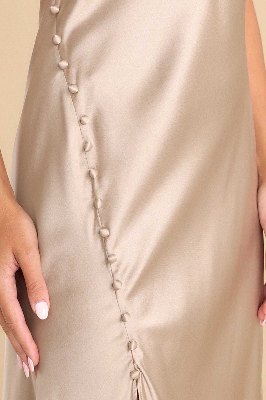 Clothing Red Dress Maxi Dresses | Illustrious Woman Maxi Dress Champagne