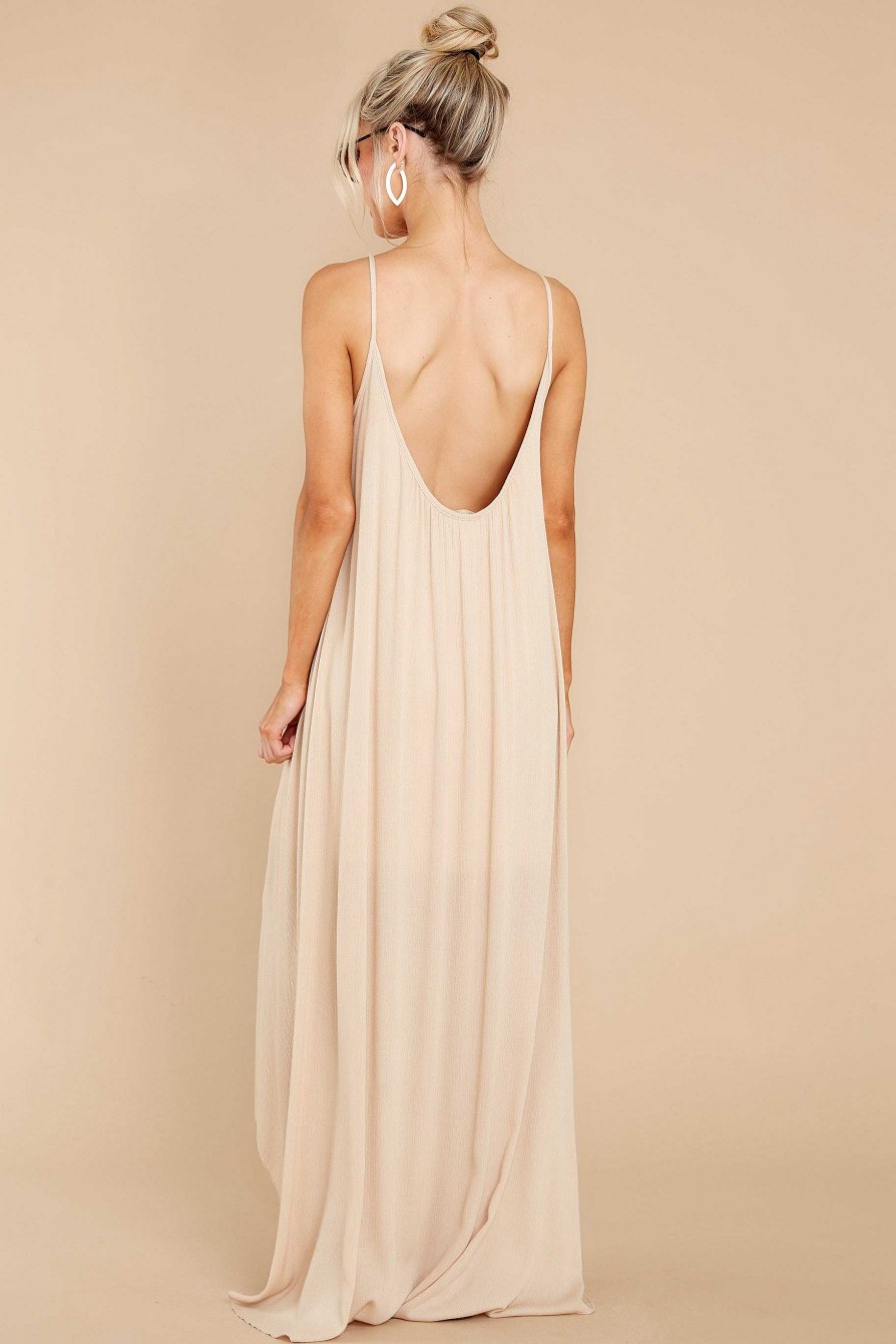 Clothing Red Dress Maxi Dresses | Hit The Road Maxi Dress Natural