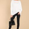 Clothing Story Casual Tops | Take The Long Road Top White