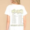 Clothing Recycled Karma Graphic Tees | Aerosmith World Tour 2014 Tee White