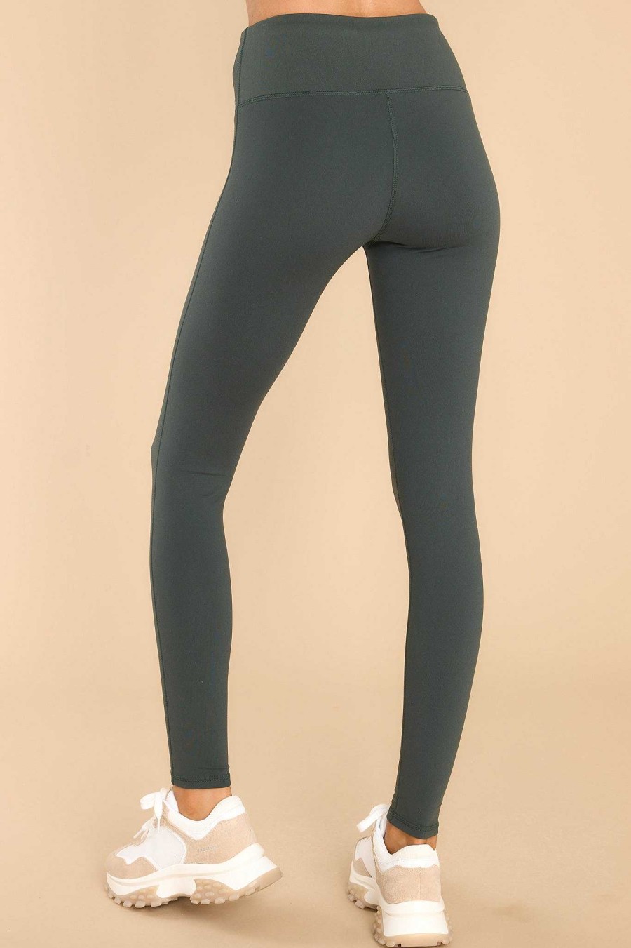 Clothing Red Dress Loungewear Bottoms | Take A Hike Leggings Hunter Green