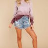 Clothing Red Dress Tees | Feeling Is Mutual Tee Rosewood Ombre