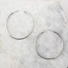 Jewelry Red Dress | My First Choice Hoop Earrings Silver