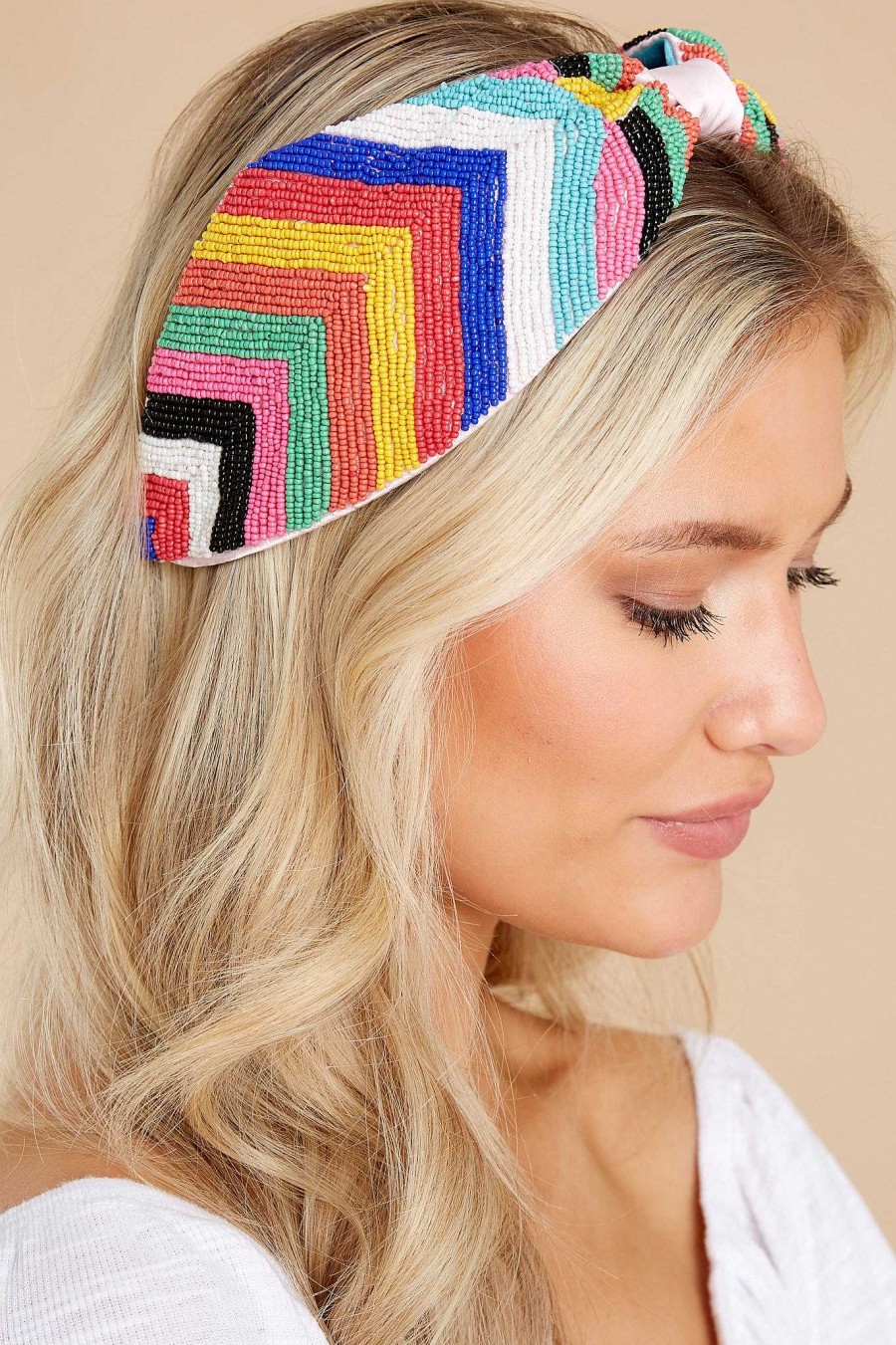 Accessories Red Dress Hair Accessories | Life In Color Multi Headband Pink
