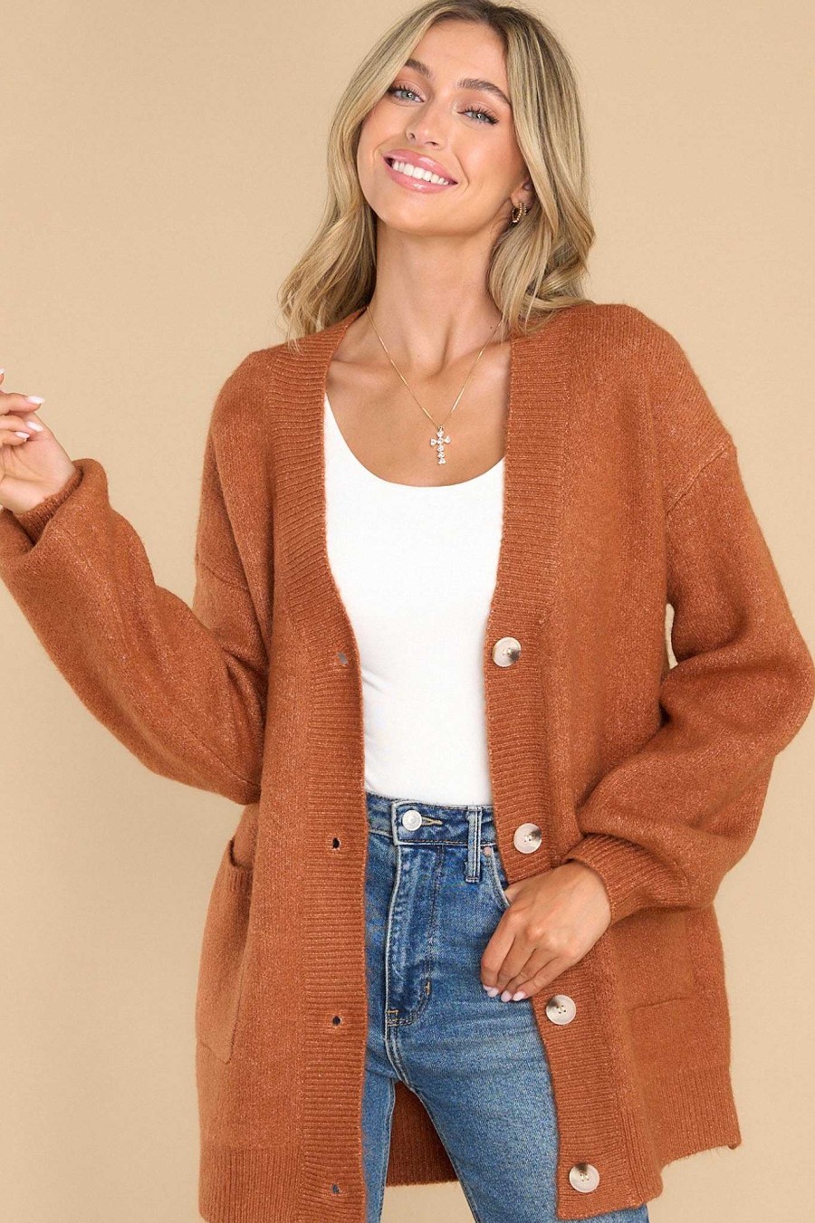Clothing Fable Sweaters | Your Best Bet Cardigan Honey