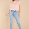 Clothing Red Dress Blouses & Shirts | It'S So Simple Top Light Pink
