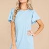 Clothing Z Supply Mini Dresses | Sofia Cotton Slub Dress Blue Agave