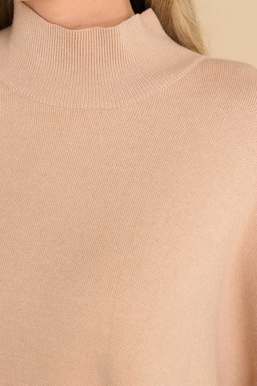 Clothing Red Dress Casual Tops | Hitting The Books Sweater Light Mocha